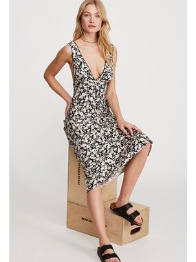 Free People Oh La La Bias Dress NWT